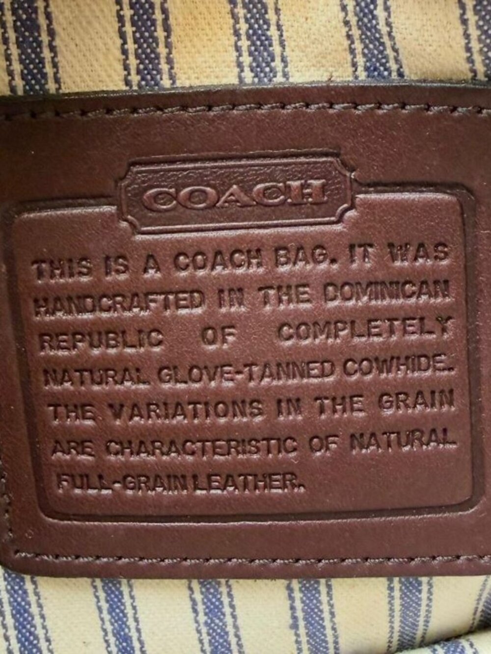 Coach Vintage Mahogany Brown Chunky Case with Hangtag - Picture 9 of 10